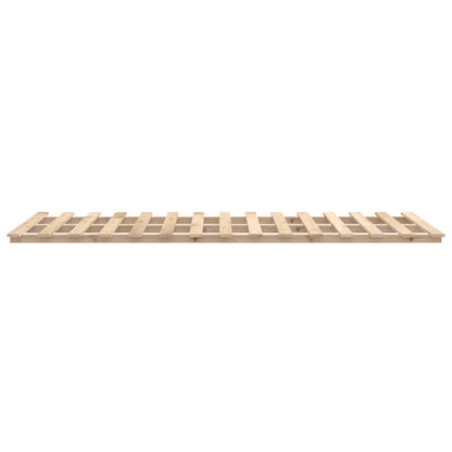 Berkfield Bed Frame 75x190 cm 2FT6 Small Single Solid Wood Pine