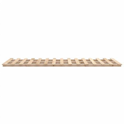 Berkfield Bed Frame 140x190 cm Solid Wood Pine