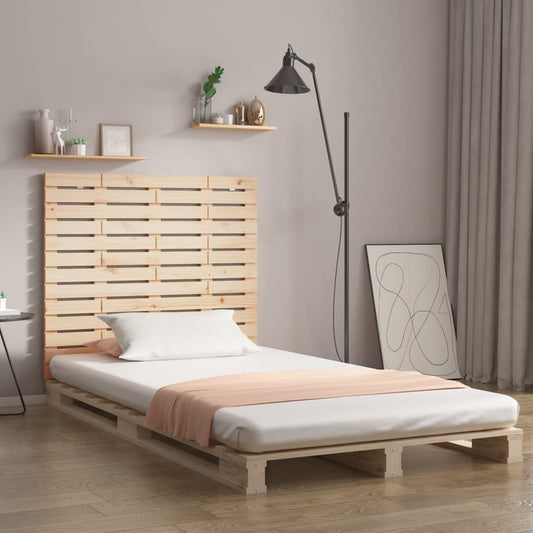 Berkfield Wall Headboard 81x3x91.5 cm Solid Wood Pine