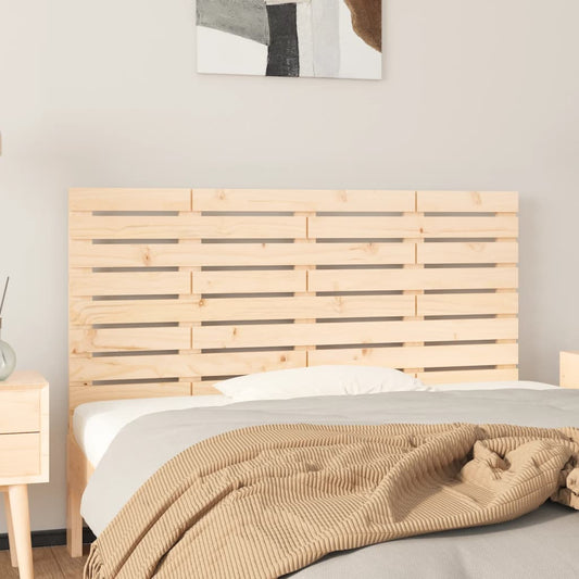 Berkfield Wall Headboard 141x3x63 cm Solid Wood Pine