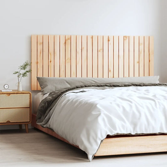 Berkfield Wall Headboard 147x3x60 cm Solid Wood Pine