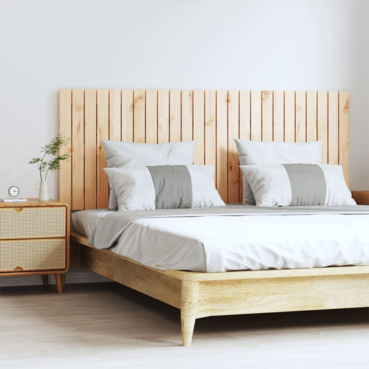 Berkfield Wall Headboard 159.5x3x60 cm Solid Wood Pine