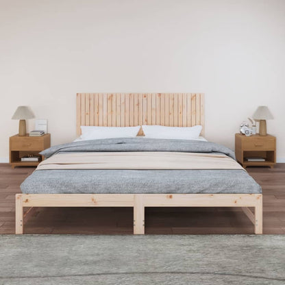 Berkfield Wall Headboard 185x3x60 cm Solid Wood Pine