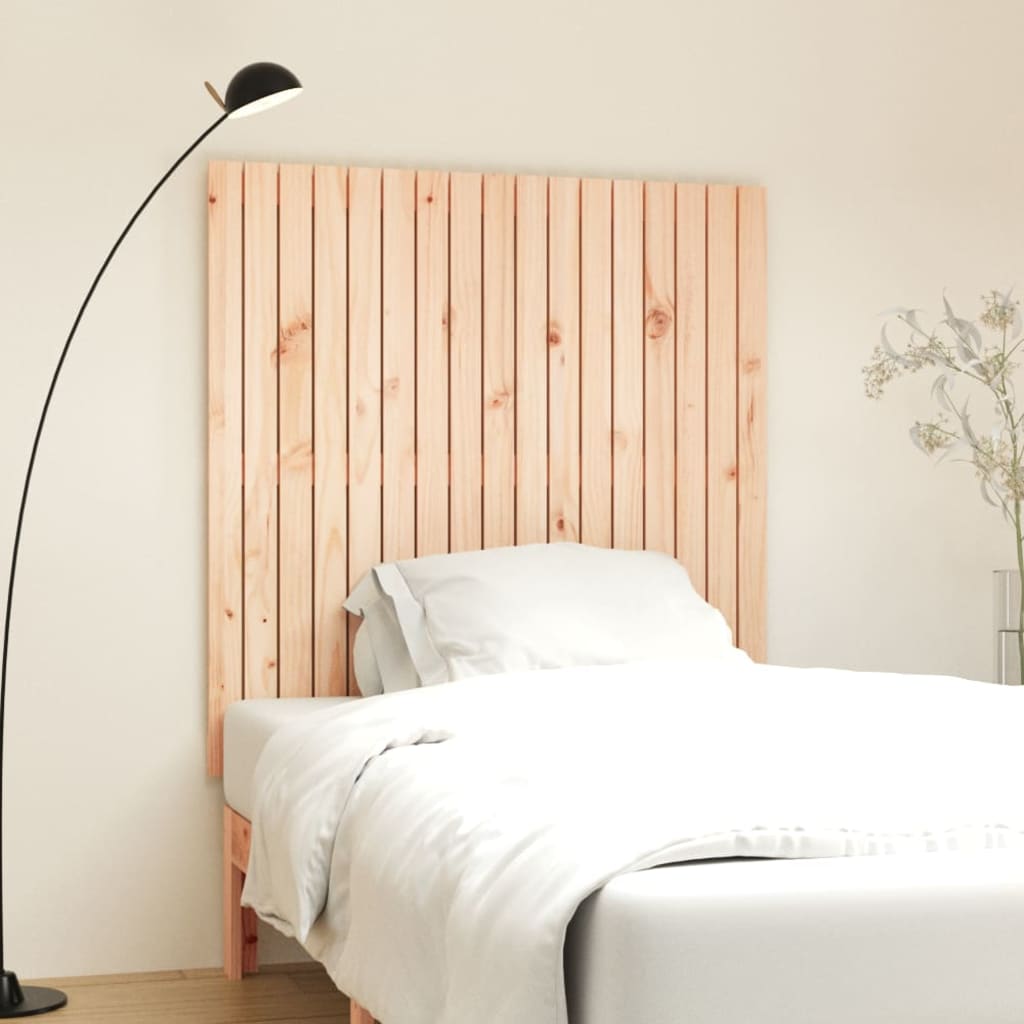 Berkfield Wall Headboard 108x3x110 cm Solid Wood Pine