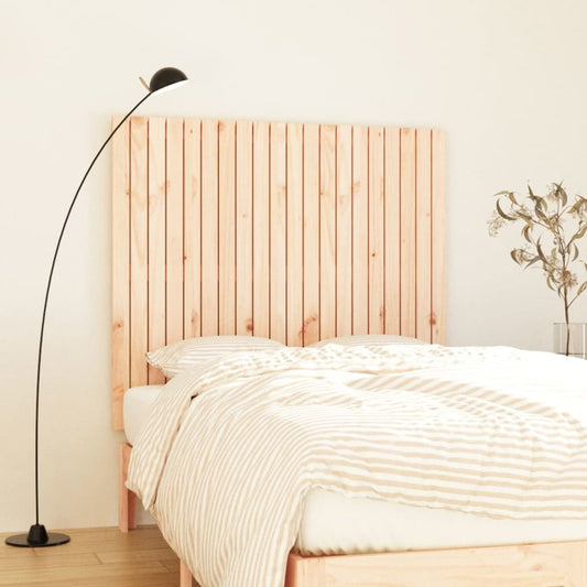 Berkfield Wall Headboard 127.5x3x110 cm Solid Wood Pine