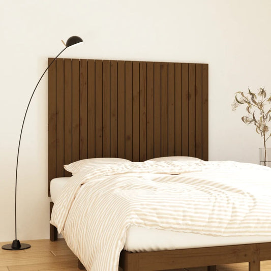 Berkfield Wall Headboard Honey Brown 140x3x110 cm Solid Wood Pine