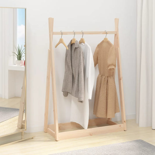 Berkfield Clothes Rack 100x45x150 cm Solid Wood Pine