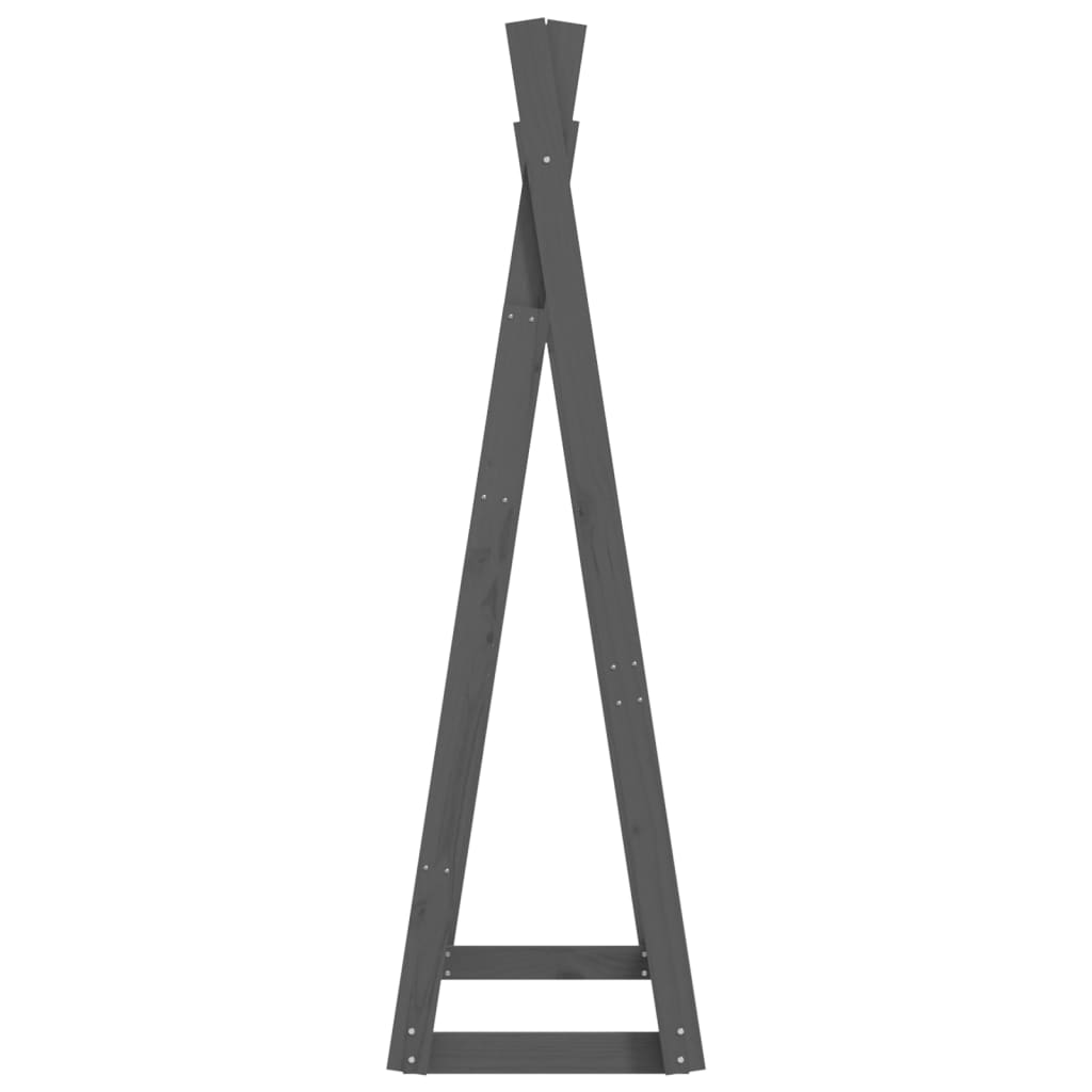 Berkfield Clothes Rack Grey 100x45x150 cm Solid Wood Pine