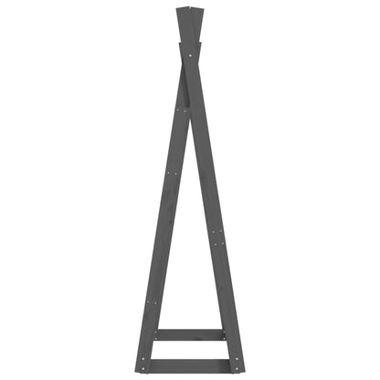 Berkfield Clothes Rack Grey 100x45x150 cm Solid Wood Pine