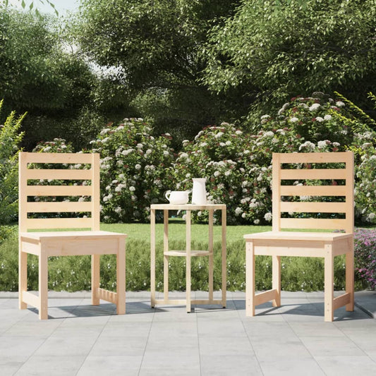 Berkfield Garden Chairs 2 pcs 40.5x48x91.5 cm Solid Wood Pine