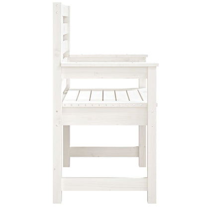 Berkfield Garden Chairs 2 pcs White 60x48x91 cm Solid Wood Pine