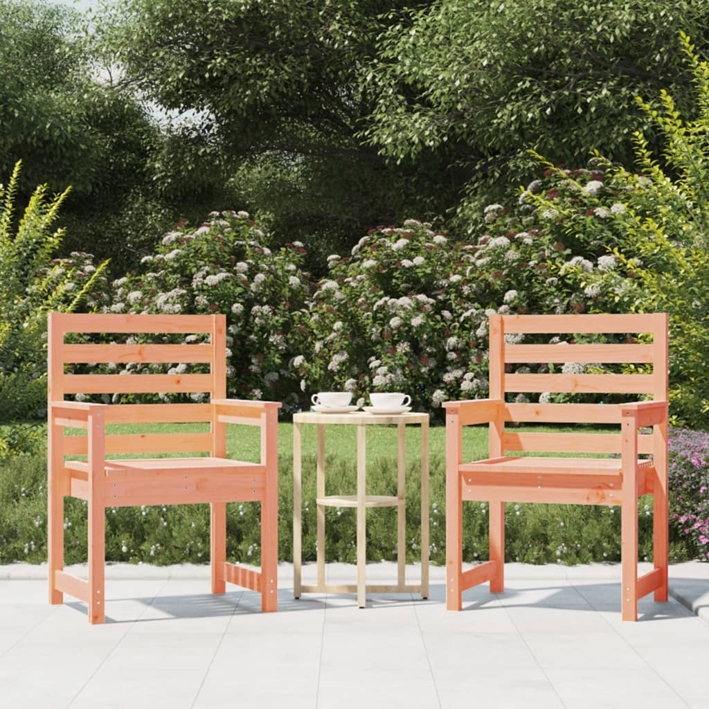 Berkfield Garden Chairs 2 pcs 60x48x91cm Solid Wood Douglas