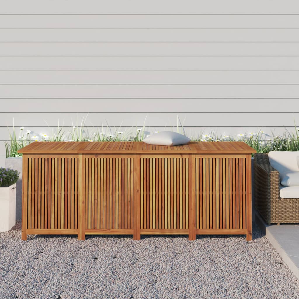 Berkfield Garden Storage Box 200x80x75 cm Solid Wood Acacia