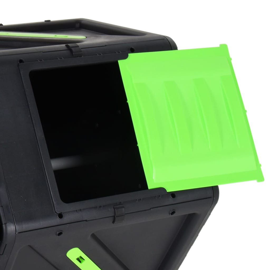 Berkfield Tumbling Composter Dual Chamber 88x60x74 cm 210 L Polypropylene