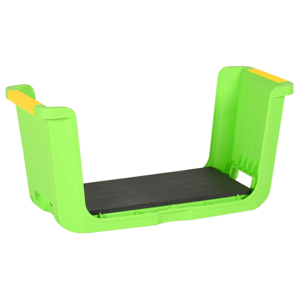 Berkfield 4-in-1 Garden Stool with Storage Bin 58.5x24x29.5 cm Polypropylene