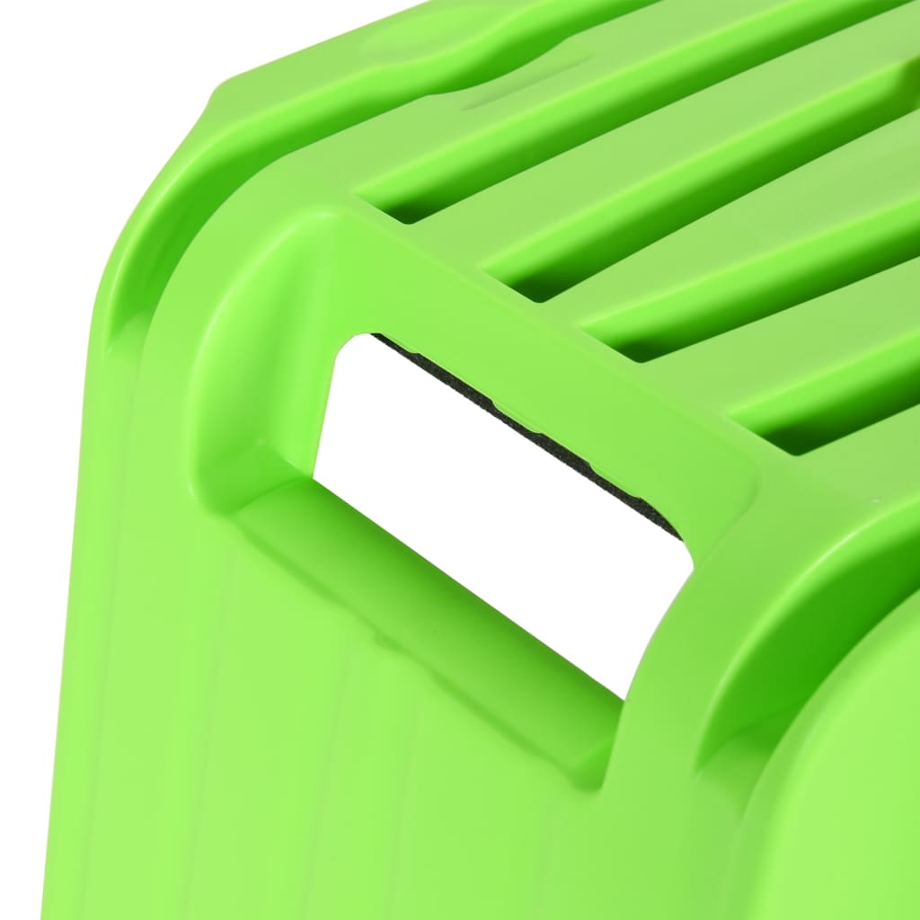 Berkfield 4-in-1 Garden Stool with Storage Bin 58.5x24x29.5 cm Polypropylene