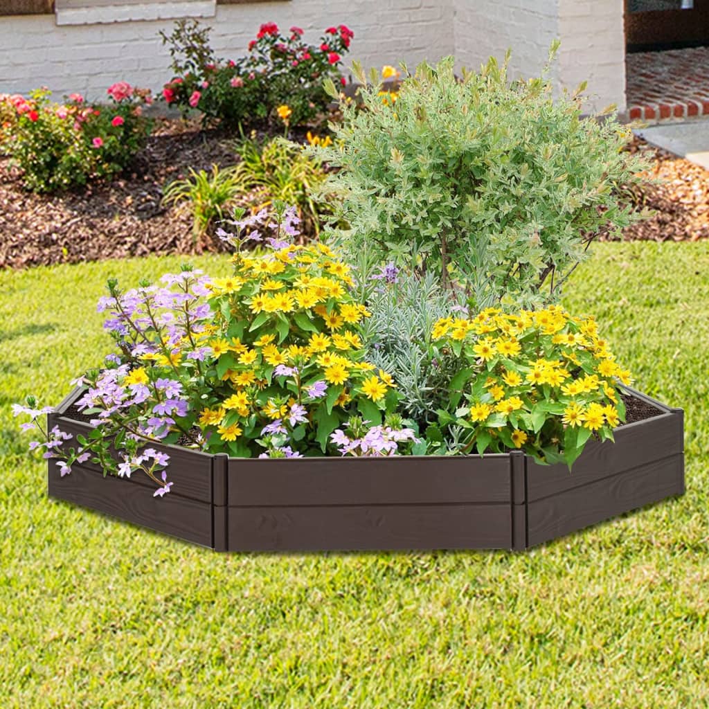 Berkfield Raised Garden Bed 120x120x20 cm Polypropylene