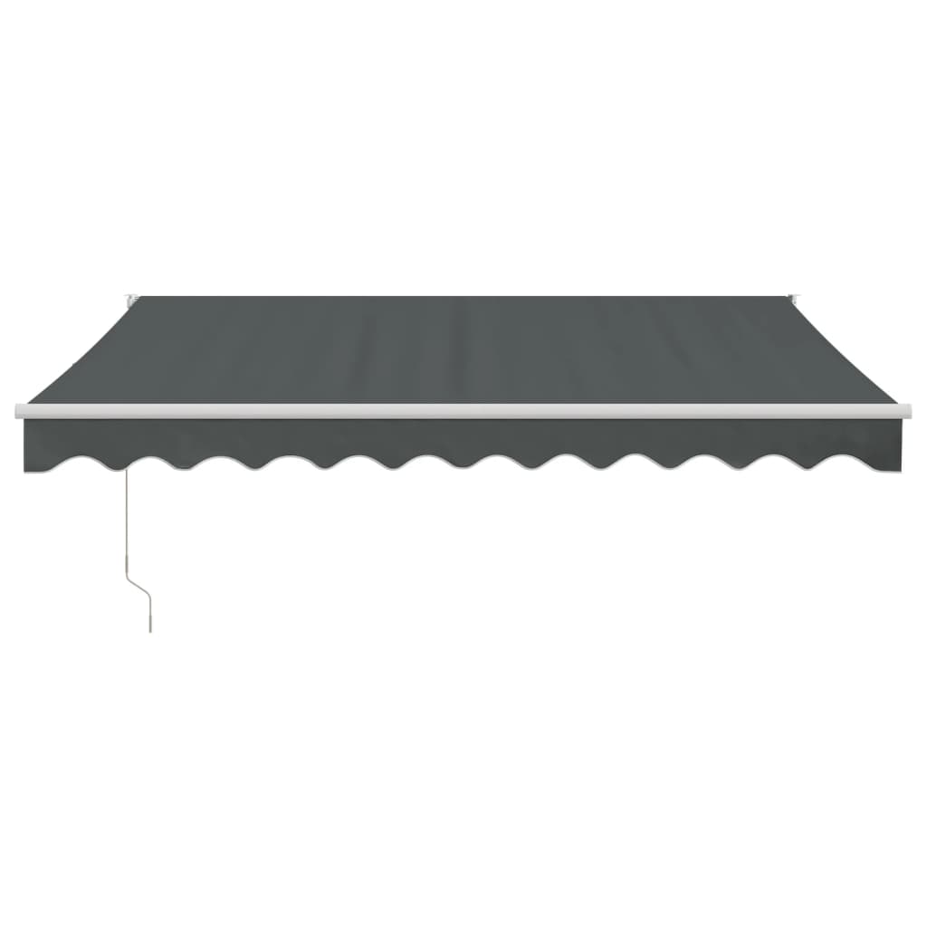 Berkfield Retractable Awning Anthracite 3x2.5 m Fabric and Aluminium