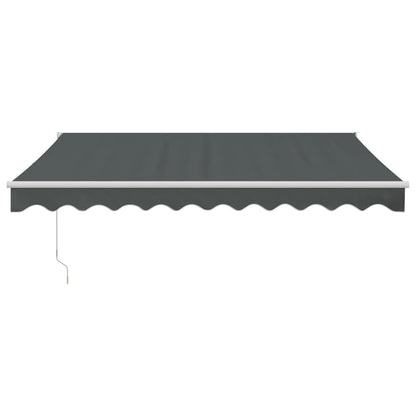Berkfield Retractable Awning Anthracite 3x2.5 m Fabric and Aluminium