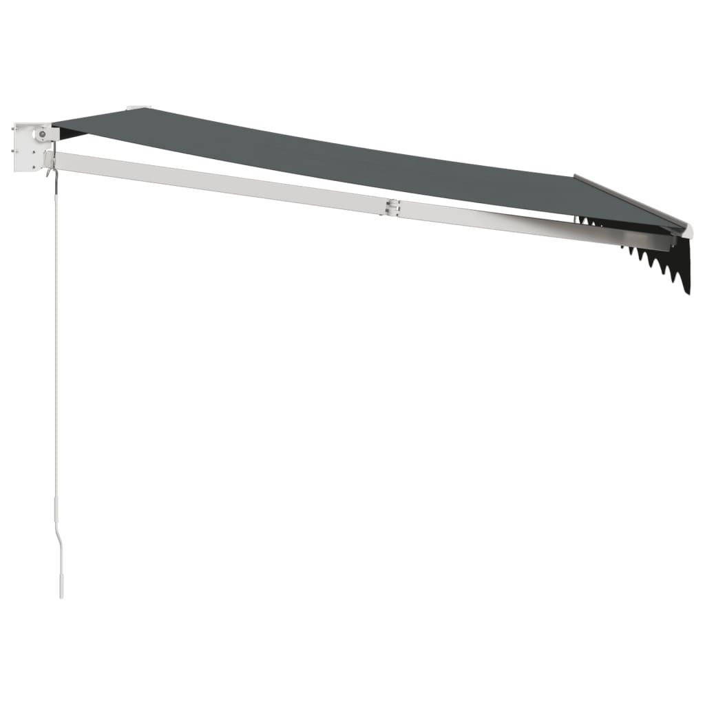 Berkfield Retractable Awning Anthracite 3x2.5 m Fabric and Aluminium
