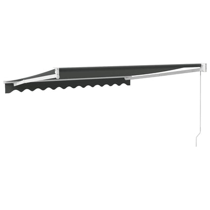 Berkfield Retractable Awning Anthracite 3x2.5 m Fabric and Aluminium