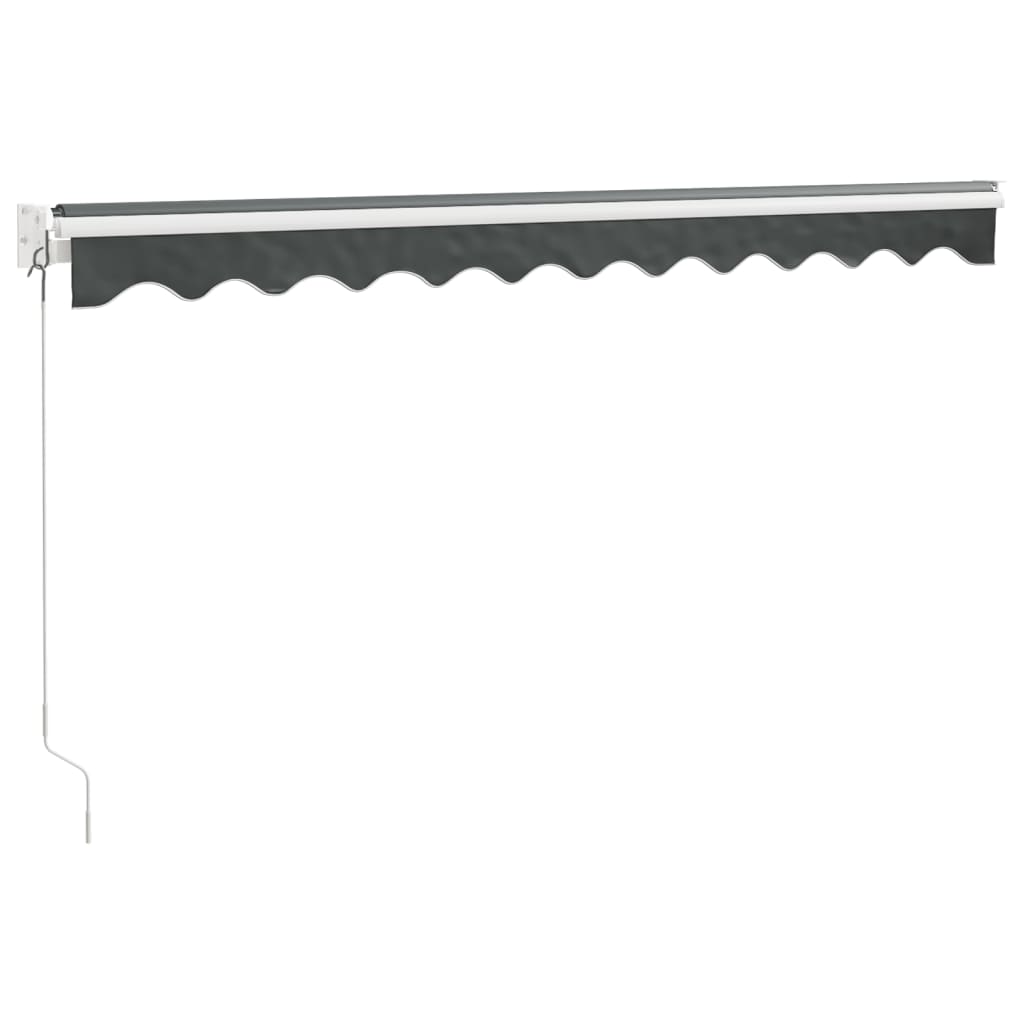 Berkfield Retractable Awning Anthracite 3x2.5 m Fabric and Aluminium