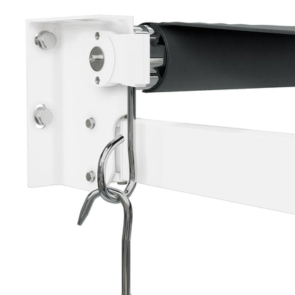 Berkfield Retractable Awning Anthracite 3x2.5 m Fabric and Aluminium