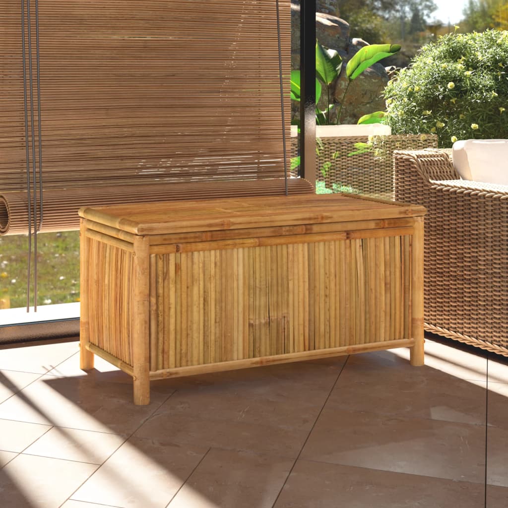 Berkfield Garden Storage Box 110x52x55cm Bamboo