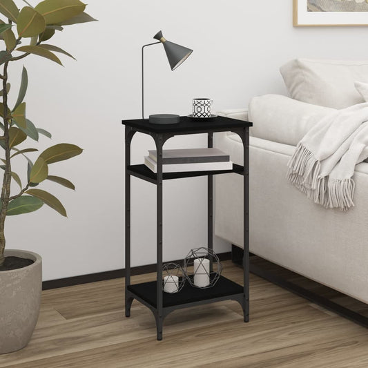 Berkfield Side Table Black 40x30x75 cm Engineered Wood