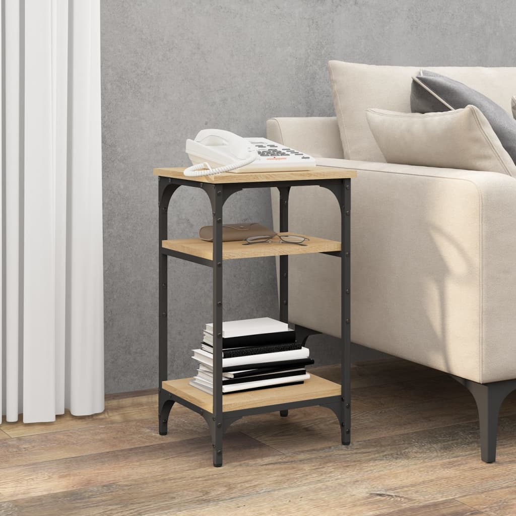 Berkfield Side Table Sonoma Oak 35x30x60 cm Engineered Wood