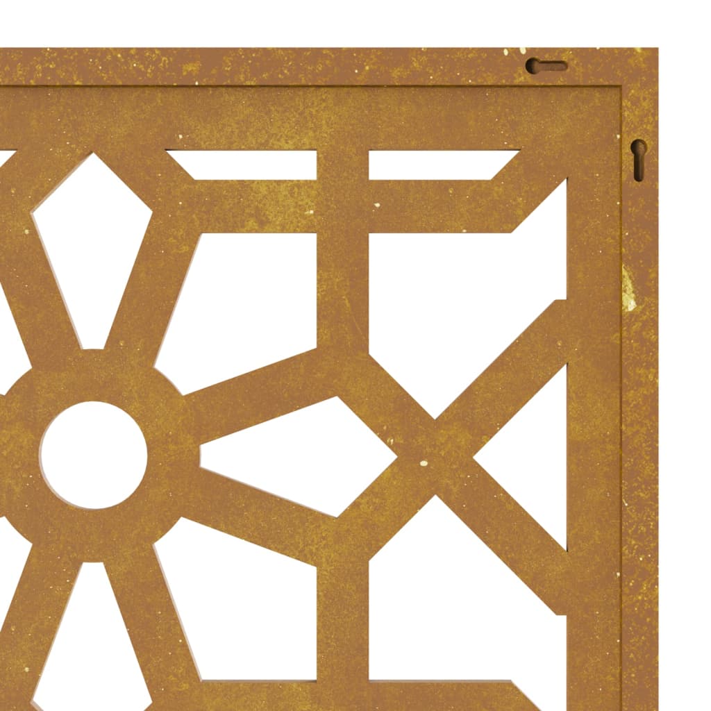 Berkfield Garden Wall Decoration 105x55 cm Corten Steel Moorish Design