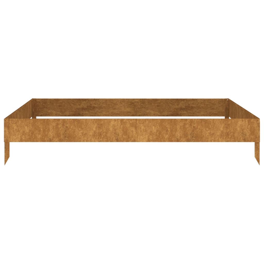 Berkfield Garden Raised Bed 100x100x18.5 cm Corten Steel