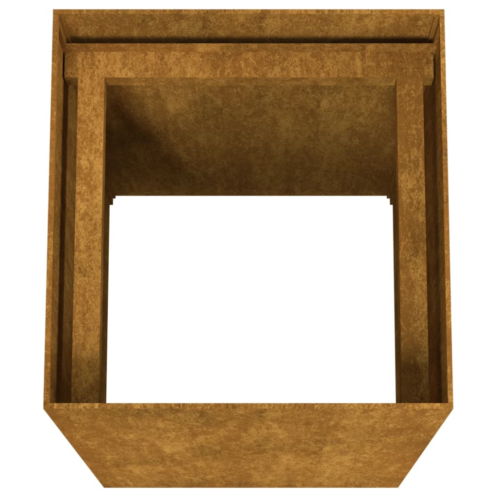 Berkfield Planter 40x40x80 cm Corten Steel