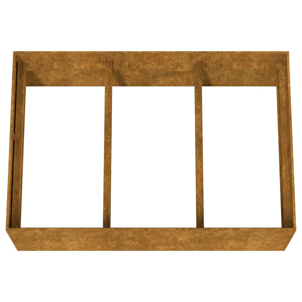 Berkfield Garden Raised Bed 120x80x40 cm Corten Steel