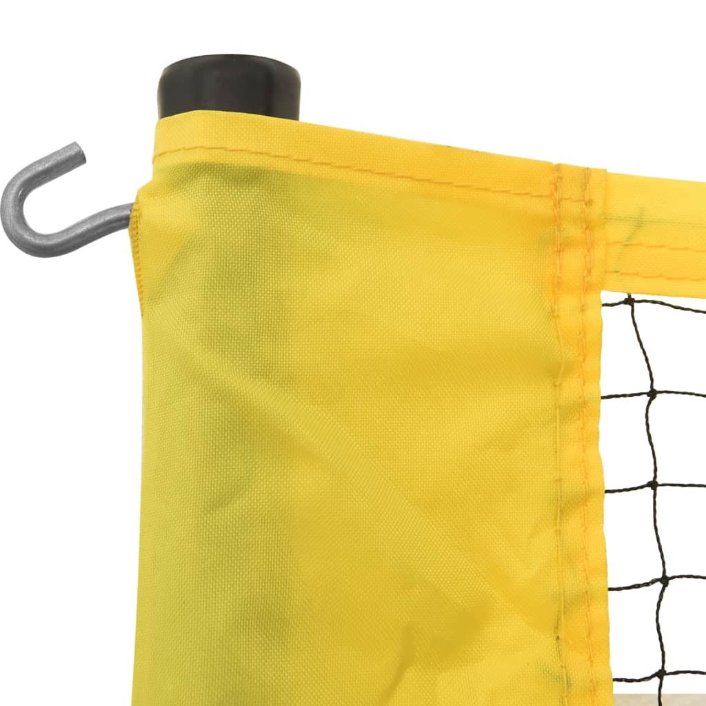 Berkfield Badminton Net Yellow and Black 600x155 cm PE Fabric