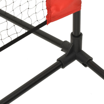 Berkfield Tennis Net Black and Red 500x100x87 cm Polyester