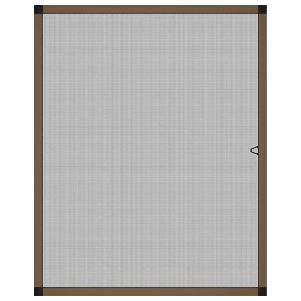 Berkfield Insect Screen for Windows Brown 80x100 cm