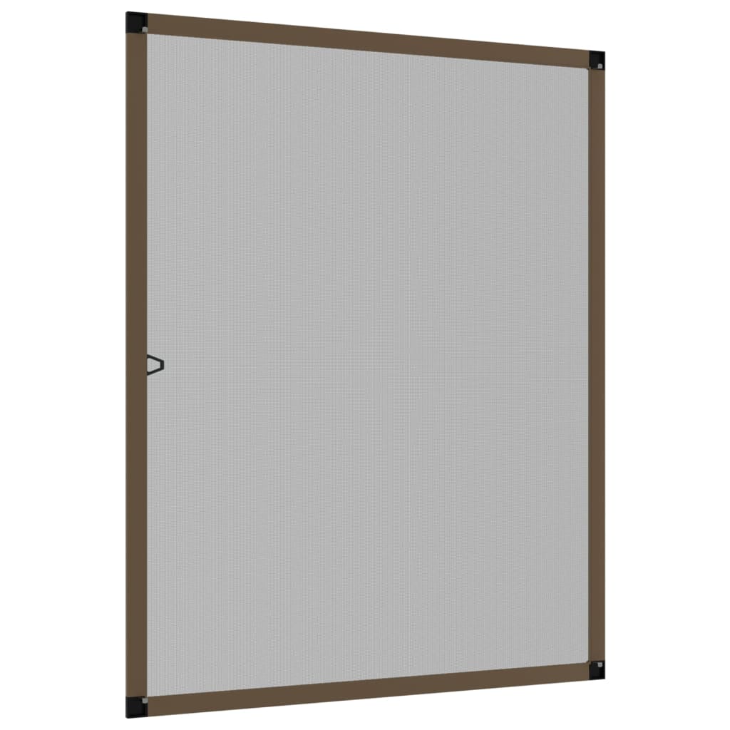 Berkfield Insect Screen for Windows Brown 80x100 cm