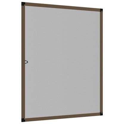 Berkfield Insect Screen for Windows Brown 80x100 cm