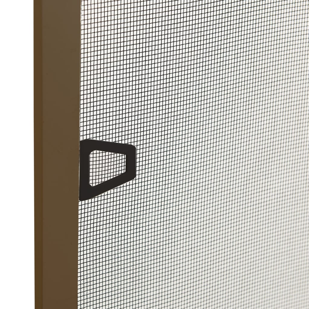 Berkfield Insect Screen for Windows Brown 80x100 cm