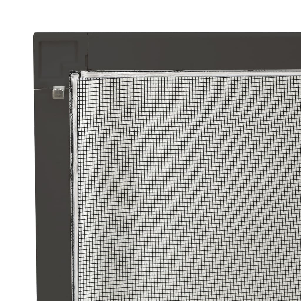 Berkfield Insect Screen for Windows Anthracite 80x120 cm
