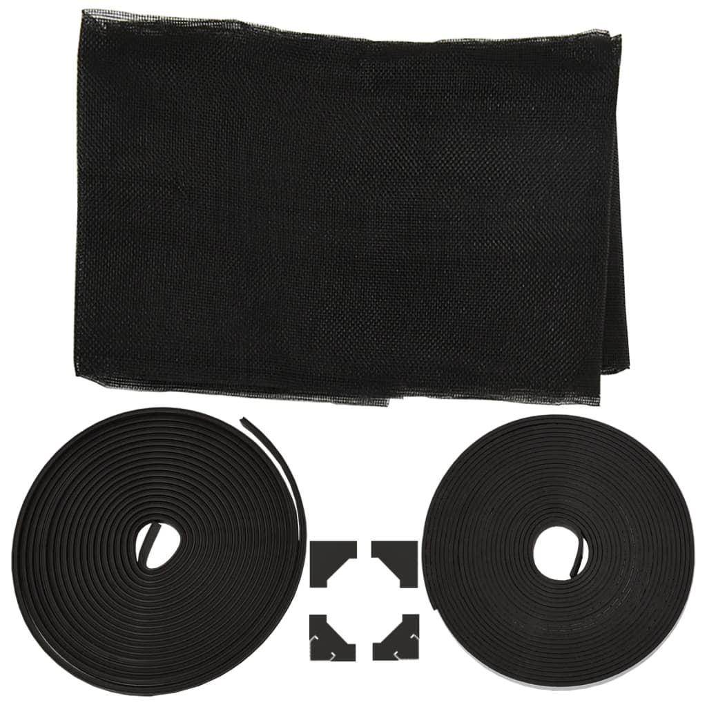 Berkfield Magnetic Insect Screen for Windows Anthracite 80x120 cm