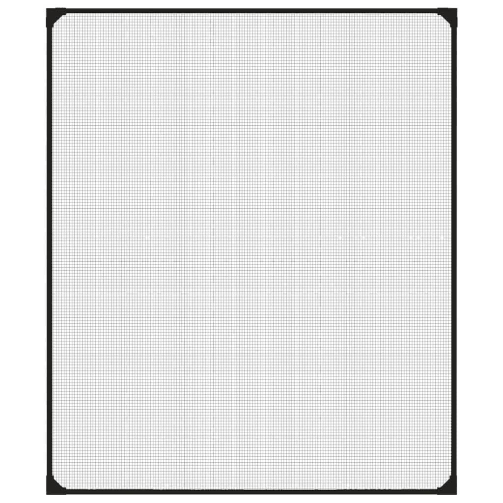 Berkfield Magnetic Insect Screen for Windows Anthracite 100x120 cm