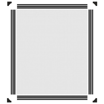 Berkfield Magnetic Insect Screen for Windows Anthracite 100x120 cm