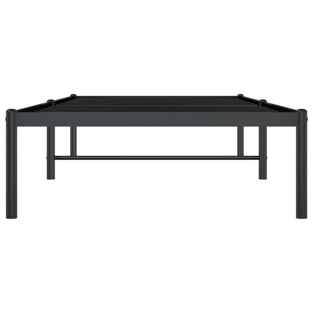 Berkfield Metal Bed Frame Black 80x200 cm