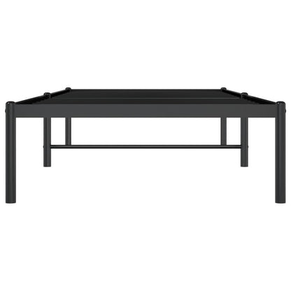 Berkfield Metal Bed Frame Black 80x200 cm