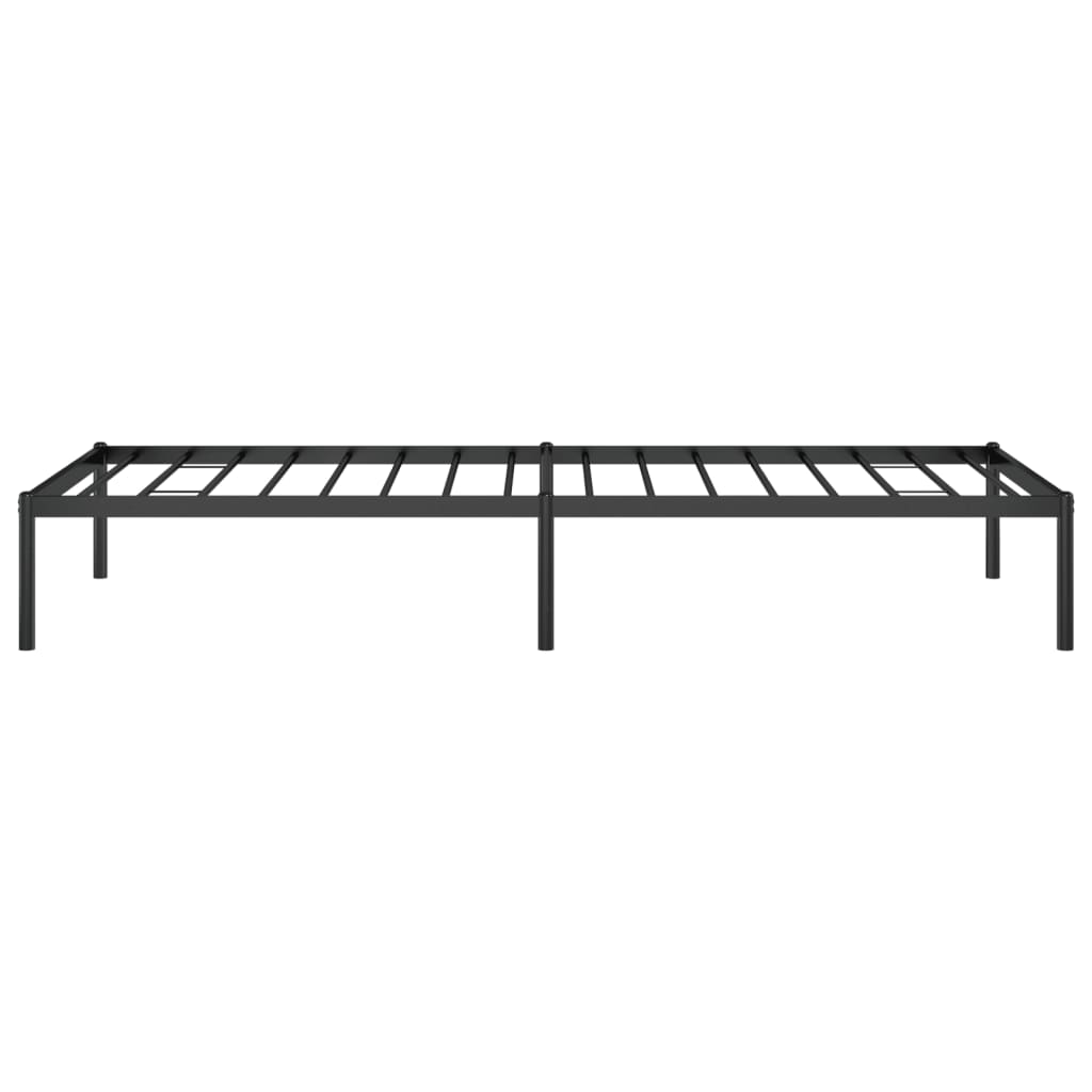 Berkfield Metal Bed Frame Black 80x200 cm