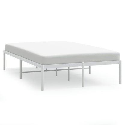 Berkfield Metal Bed Frame White 120x200 cm