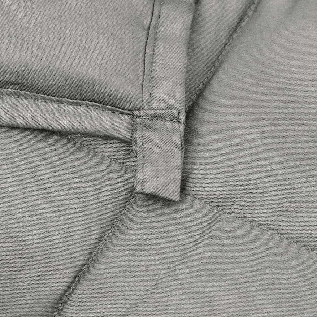 Berkfield Weighted Blanket Grey 200x220 cm 9 kg Fabric