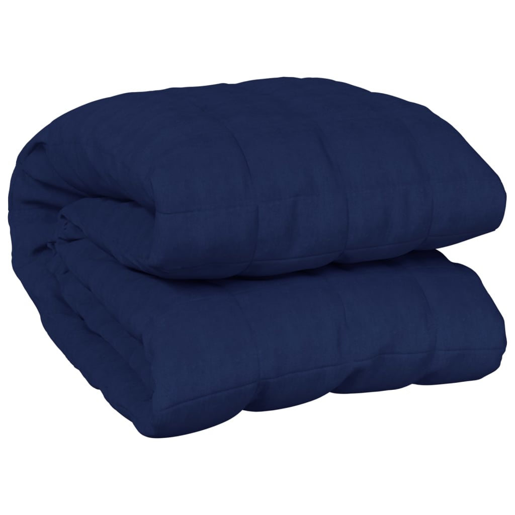 Berkfield Weighted Blanket Blue 135x200 cm Single 10 kg Fabric